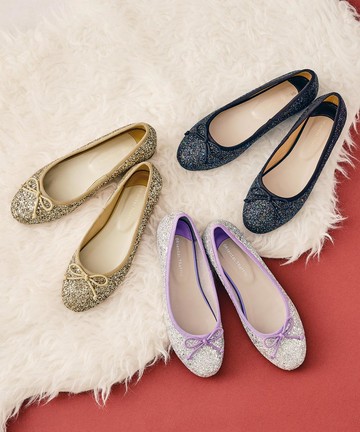 華麗金蔥平底芭蕾舞鞋 (31312)