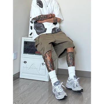 襪子男生日系中筒襪白色粗線加厚堆堆襪cityboy穿搭情侶長襪純棉