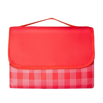 JOSIC 折疊防水野餐墊 牛津布  200 x 200cm  紅格紋