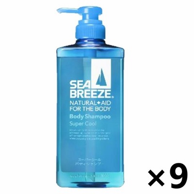 【ケース販売!!】シーブリーズ スーパークール ボディシャンプー 本体 600ml×9本 ファイントゥデイ