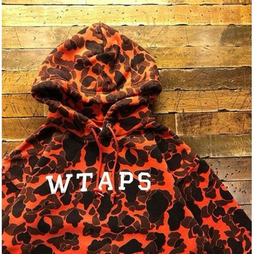 ☆AirRoom☆【現貨】2018AW WTAPS DESIGN HOODED COLLEGE 帽T 迷彩 兩色