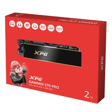 [TW直購] ADATA威剛 GAMMIX S70 PRO 2TB/Gen4 PCIe 4.0 M.2 2280固態硬碟/五年保 PS5 SSD _TC