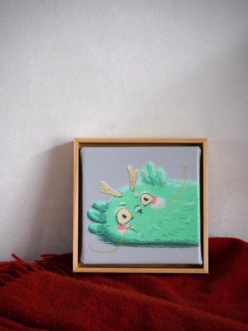 麻吉龍 原稿畫作 肌腱炎小姐