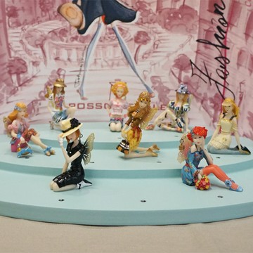 義大利Rosso 美好假期 花仙子擺飾 4款任選 - 米洋裝