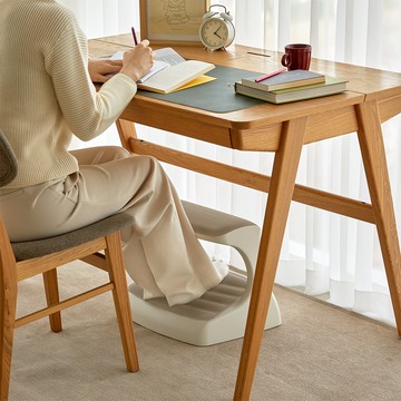 dsp PIO 兩段式軟墊腳踏凳 附墊款  杏色