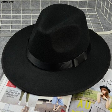 【新品】上海灘許文強禮帽 男士休閒百搭 英倫爵士帽 紳士帽 邁克爾傑克遜表演帽子 麥克傑克森帽子 男