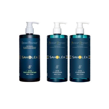 森歐黎漾淨平衡│全淨透洗髮控油三入組(洋甘菊洗髮精x2+茶樹洗髮精x1)