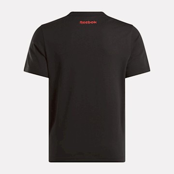 Reebok Basketball T-shirt [100214159] 男 T恤 運動上衣 短袖 黑 白