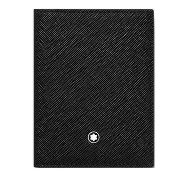 MONTBLANC 萬寶龍  匠心系列 4卡名片夾-黑色