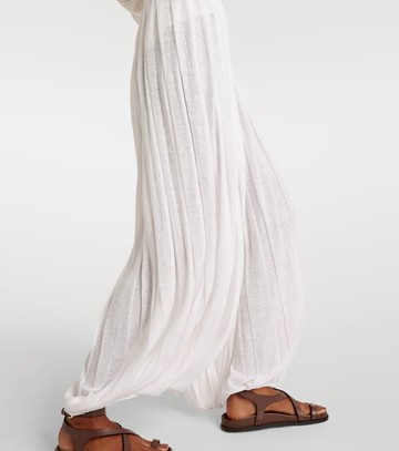 Loro Piana Lanai linen-blend palazzo pants