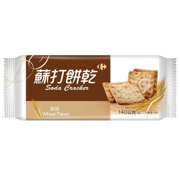 [家速配]家樂福麥味蘇打140g