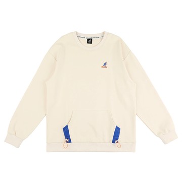 KANGOL 男女 口袋抽繩圓領T 6355100401