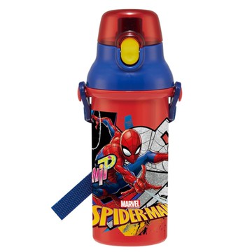 Skater 銀離子直飲水壺(480ml)Spiderman