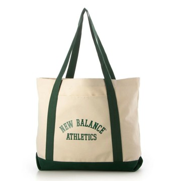 【全館滿額折】New Balance 米綠 大容量(24L) 經典 帆布 手提包 H8539【新竹皇家LAB23178NWG】