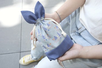 幽境狐狸 小怪獸袋/束口袋/手機包/隨身包