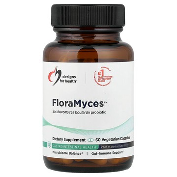 Designs For Health, FloraMyces™，60 粒素食膠囊（每粒膠囊 250 毫克）