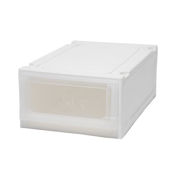 livinbox 系統收納櫃 尺寸: 寬35x深55x高20cm 材質: PP 台灣製造  白色  1個