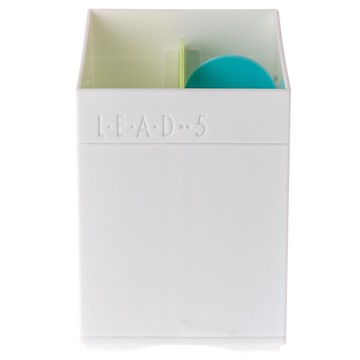 日本Inomata 三格直式收納盒 白色