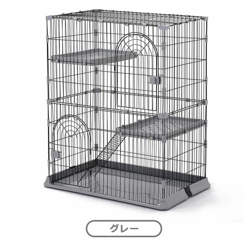 グリーン限定価格 キャットケージ 2段 おしゃれ猫 ケージ キャット 