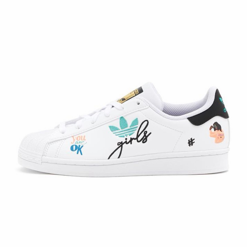 レディース Adidas アディダス Sst Pure J スーパースターピュア J H Abc Mart限定 Fwht Cblk Gdmt 22cm ホワイト 通販 Lineポイント最大1 0 Get Lineショッピング