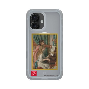 iPhone 16 AirX 流變灰 - The MET - 畫框系列 - 雷諾瓦《彈鋼琴的兩位少女》