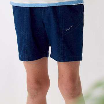 PIPPY帥氣仿牛仔短褲 藍-155
