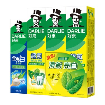好來超氟強化琺瑯質組200gx3+90g