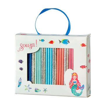 荷蘭 Souza！ - 美人魚彩色髮束提盒
