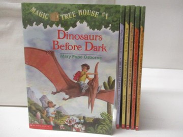 【書寶二手書T8／原文小說_NJW】Magic Tree House-Dinosaurs Before Dark等_6本合售