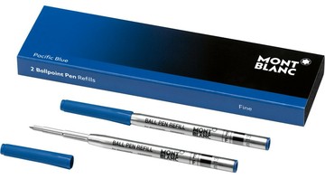 【文具通】Montblanc 萬寶龍 原子筆 筆芯 替芯 Fine 116212  細 深海湛藍 2支裝 S1010175【APP滿額下單4%點數(單一帳號最高1000點)】7/31止