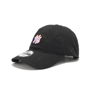 New Era 棒球帽 Light Rainbow MLB Cap 黑紫 紐約洋基 NYY 920帽型 調帽圍 老帽 NE14327642