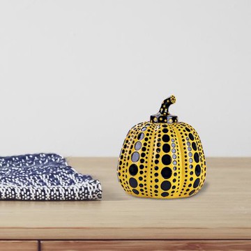 草間彌生南瓜擺件北歐家居飾品波點藝術書房桌面裝飾ins創意搭配