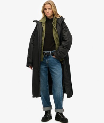 Superdry Women's Robe Black Size: 1SIZE