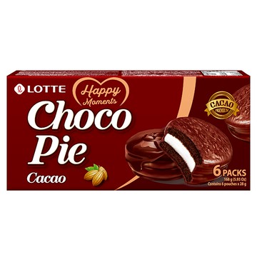 LOTTE 黑巧克力派