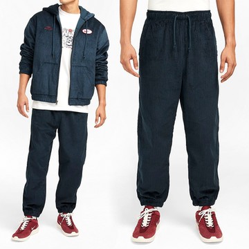 Nike SB Elastic Cord Pant 男款 藍色 運動 休閒 燈心絨 寬鬆 長褲 FV7396-478