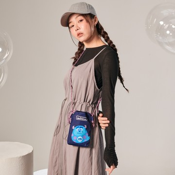 【DISNEY】福倒翁束口側背袋-毛怪 PTD25-G9-41SU