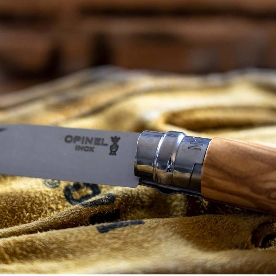 OPINEL オピネル ステンレススチール オリーブウッド#8