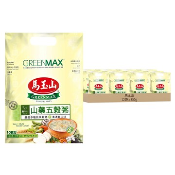 馬玉山 山藥五穀粥  350g  12袋