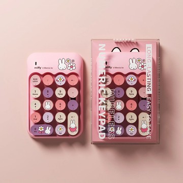 Miffy x MiPOW 米菲無線數字鍵盤MPC100 粉色