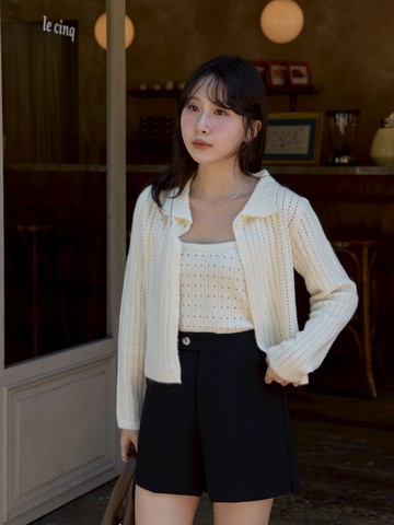 推薦款 兩件式小領軟綿棉套裝