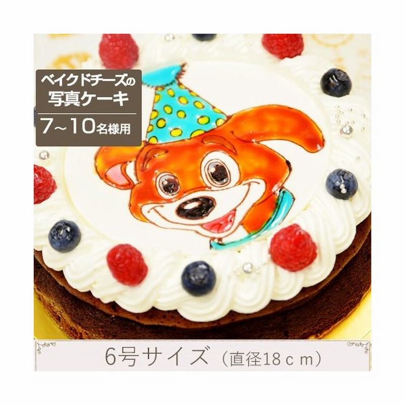 キャラクターイラストケーキ 蒸し焼きショコラ6号 通販 Lineポイント最大0 5 Get Lineショッピング