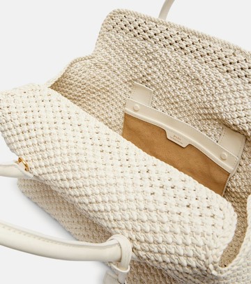 Polo Ralph Lauren Bellport woven leather tote bag