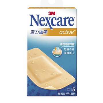 3M Nexcare  活力繃帶(膝蓋與手肘專用) 5片 /盒