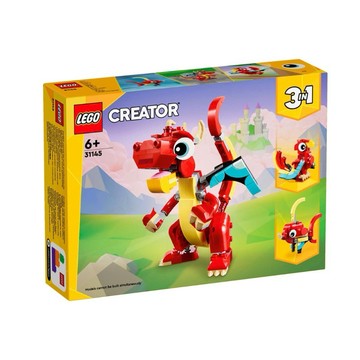 盒損特價【台中翔智積木】LEGO 樂高 創意 CREATOR 三合一 系列 31145 紅龍 鳳凰 魚