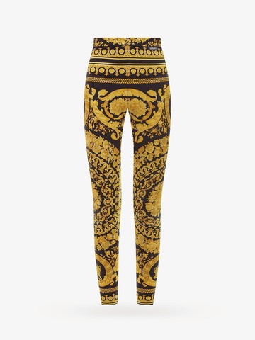 Leggings with iconic baroque print - VERSACE - gender_Woman