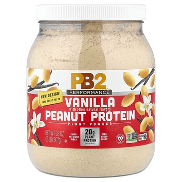 PB2 Foods, 表現，花生蛋白質，含馬達加斯加香草，2 磅（907 克）