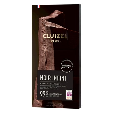 CLUIZEL 99%黑巧片 70g  1個