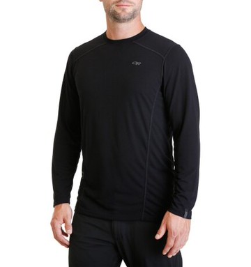 69折出清├登山樂┤Outdoor Research SEQUENCE L/S CREW 男 抗菌透氣快乾長袖排汗衫 黑#50745-001 只有M