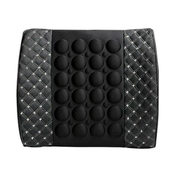 車載 震動按摩腰靠墊 高雅白(S0074-W)