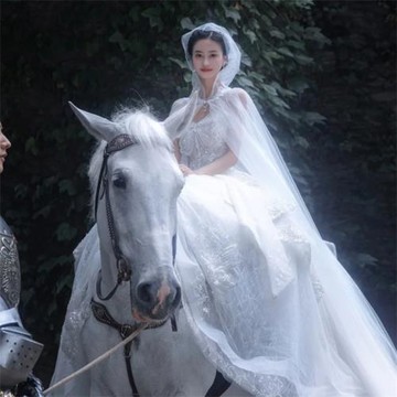 森系帽子披風式頭紗蕾絲裝飾凹造型婚紗攝影騎馬道具頭紗